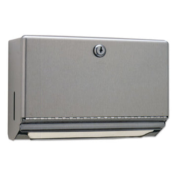 Bobrick Surface-mounted Paper Towel Dispenser, 10.75 X 4 X 7.06, Stainless Steel freeshipping - TVN Wholesale